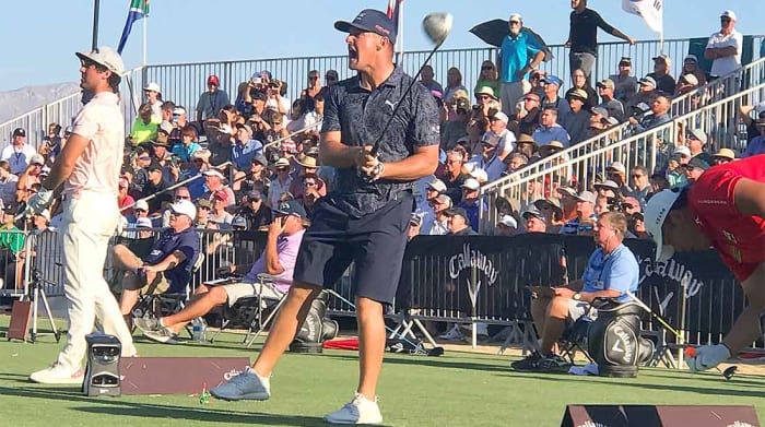 Bryson DeChambeau let it rip for four days at the Professional Long Drivers Association World Championships.
